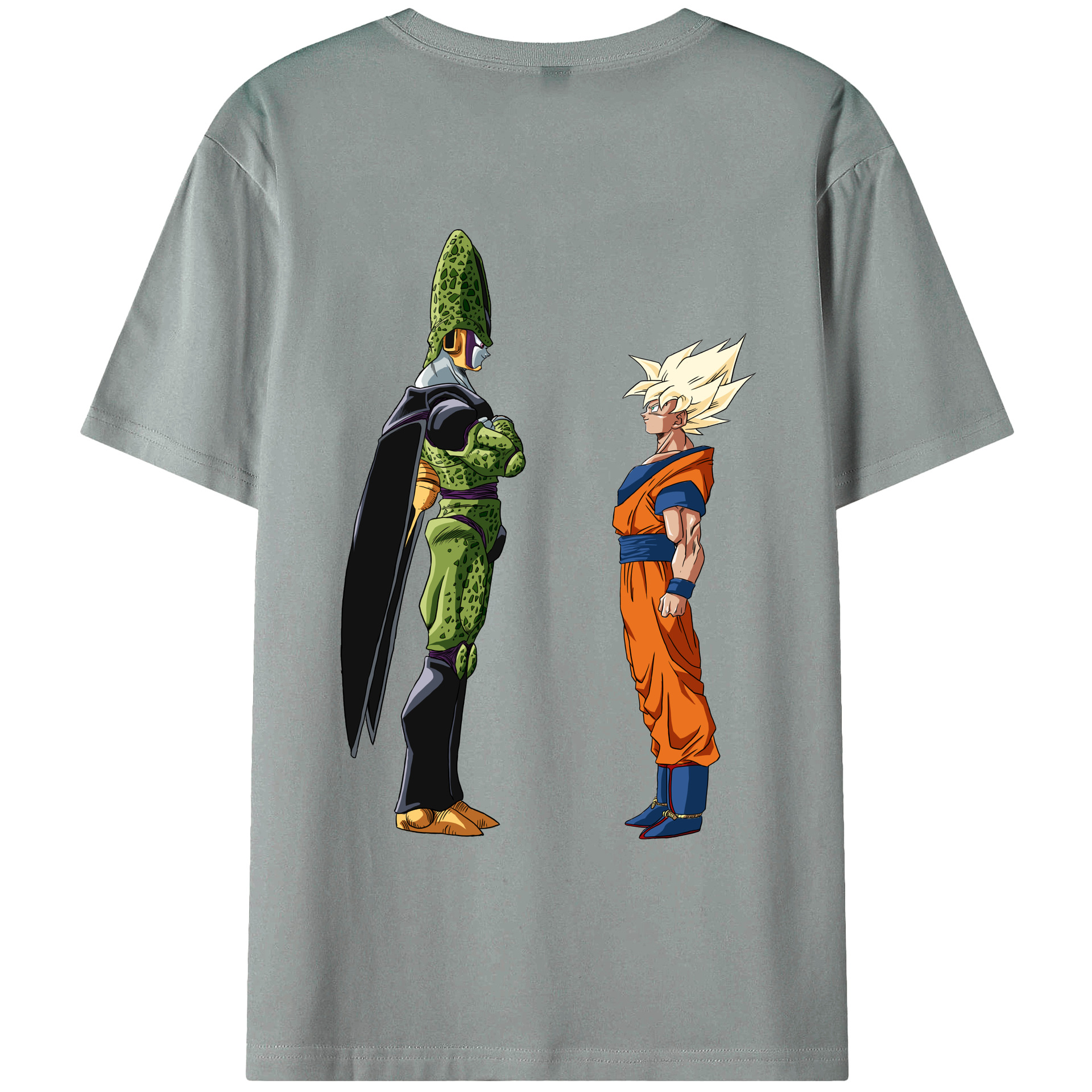 （画像用） ドラゴンボール DRAGON BALL 綿100％ メンズ半袖Tシャツ（バックプリント） 通気性